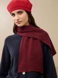 Brora Fine Stripe Pure Cashmere Scarf