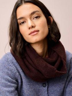 Brora Gauzy Pure Cashmere Snood - view 2, Malt