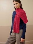 Brora Pointelle Knit Pure Cashmere Scarf