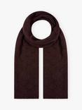 Brora Pointelle Knit Pure Cashmere Scarf, Malt