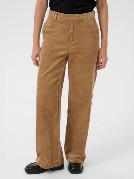 Part Two Clarisse Straight Corduroy Trousers, Tiger's Eye