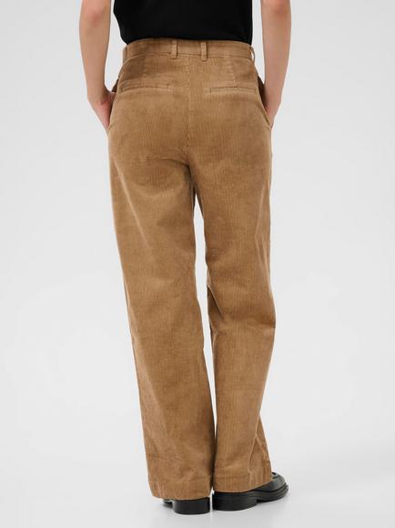Part Two Clarisse Straight Corduroy Trousers - view 2, Tiger's Eye