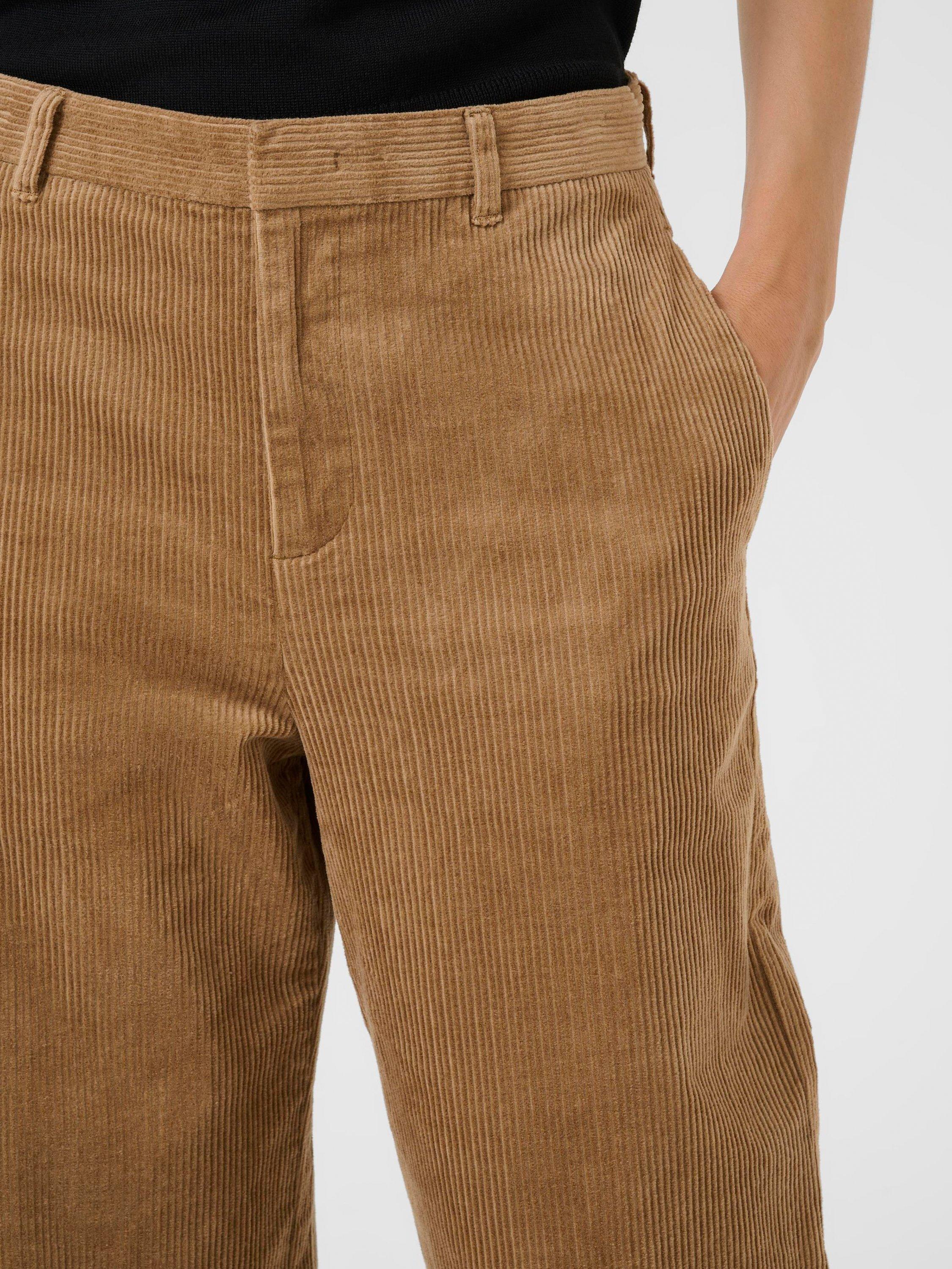 Product image 4 of 6, which shows Part Two Clarisse Straight Corduroy Trousers, Tiger's Eye, 8