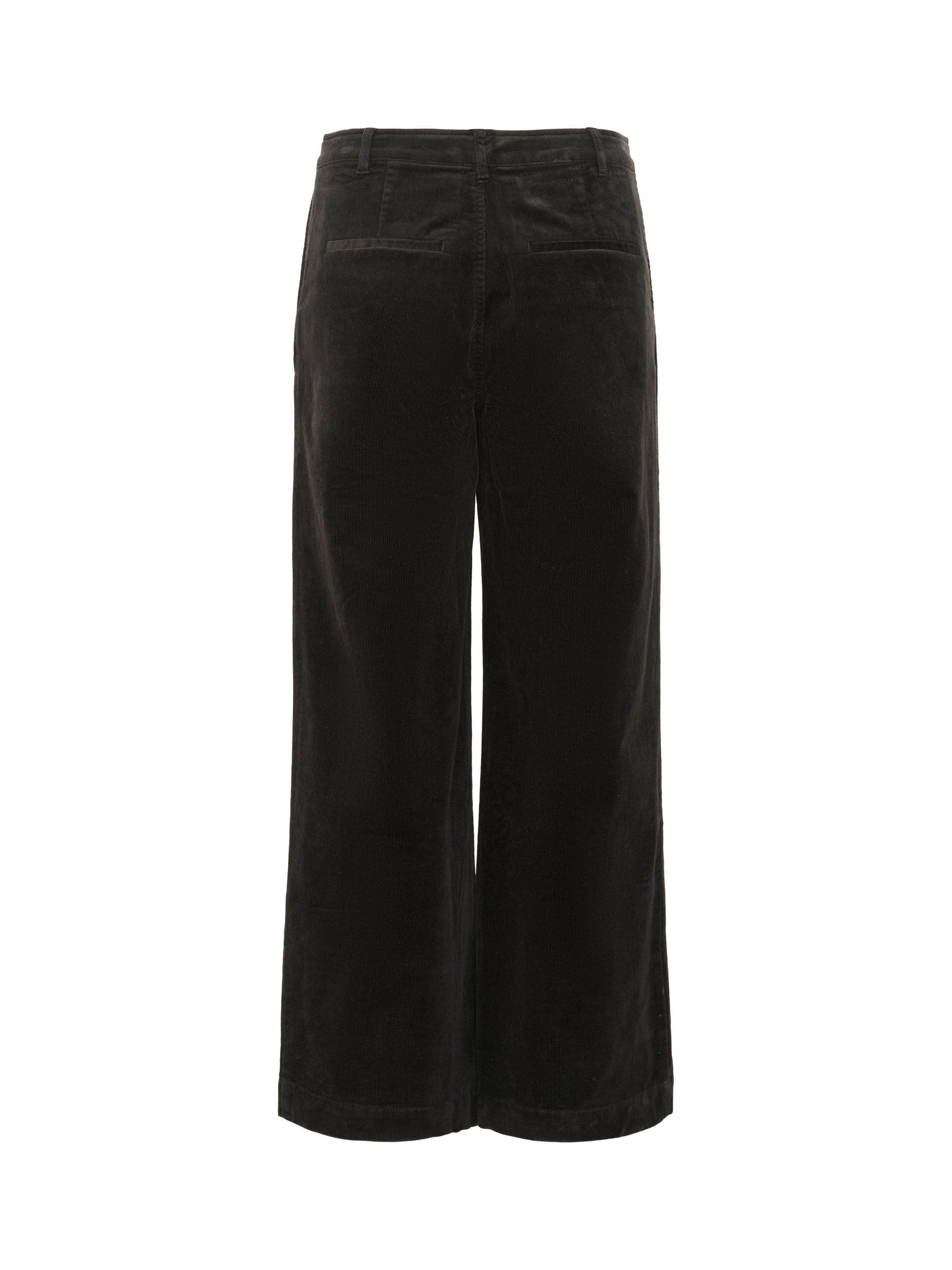 Product image 6 of 6, which shows Part Two Ninnen Corduroy Trousers, Black, 8