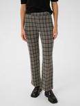 Part Two Pontas Check Tailored Trousers, Dark Navy/Multi