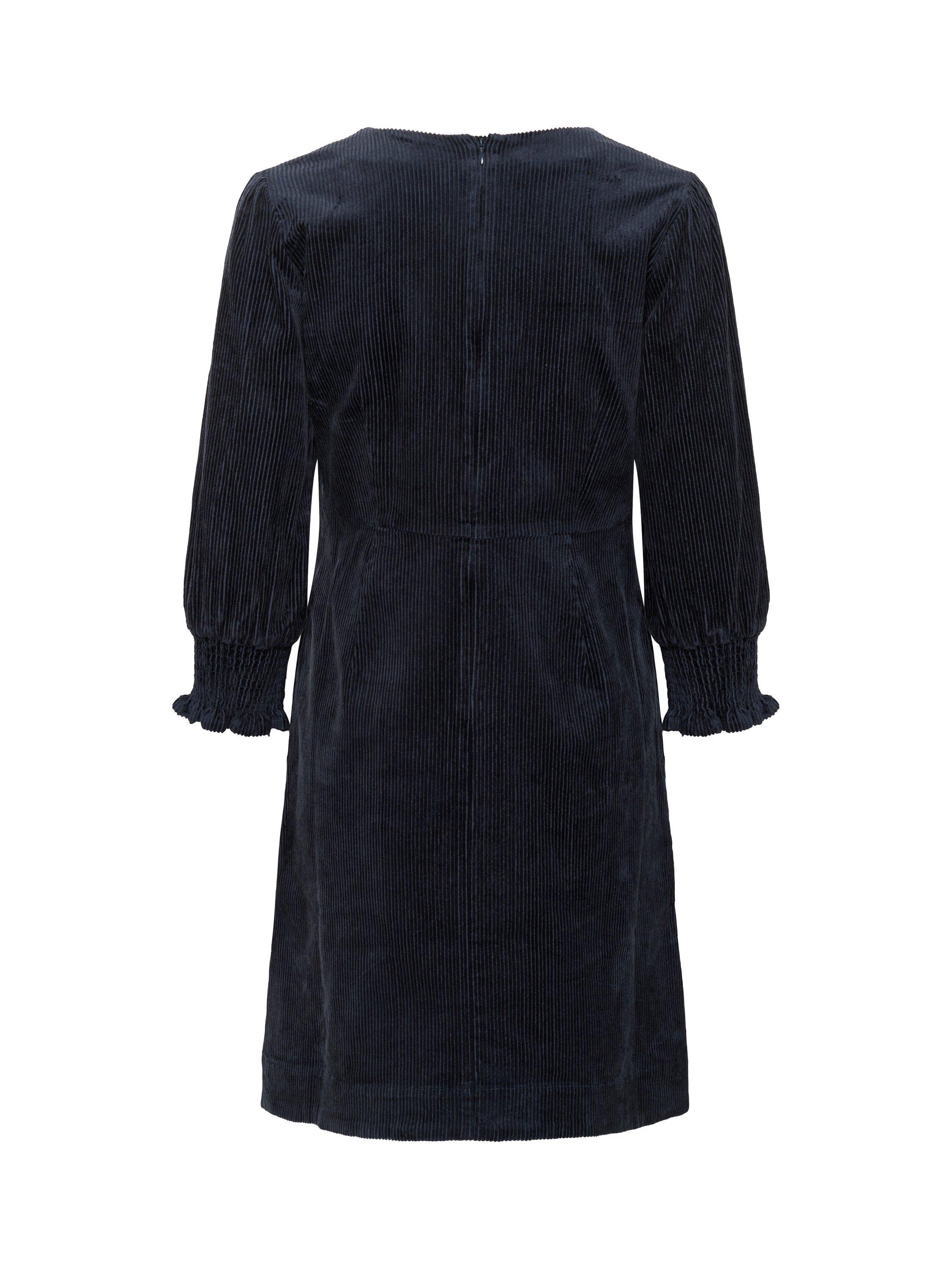 Product image 6 of 6, which shows Part Two Shaulii Wrap Neck Dress, Dark Navy, 8