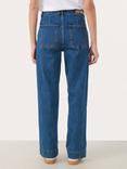 Part Two Barba High Waist Straight Jeans, Mid Blue