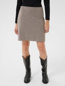 Part Two Corinne Check Mini Skirt, Brown, Brown