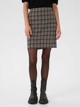 Part Two Corinne Check Mini Skirt, Dark Navy Check