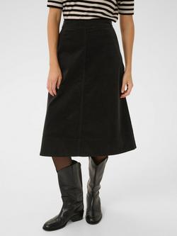 Part Two Sofine A-Line Midi Skirt, Black, Black