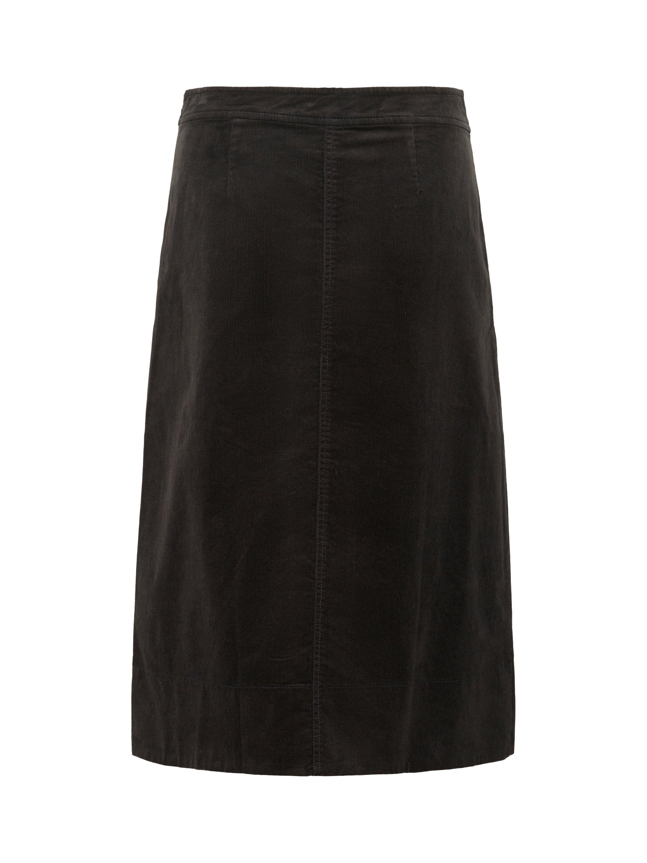 Product image 6 of 6, which shows Part Two Sofine A-Line Midi Skirt, Black, 8