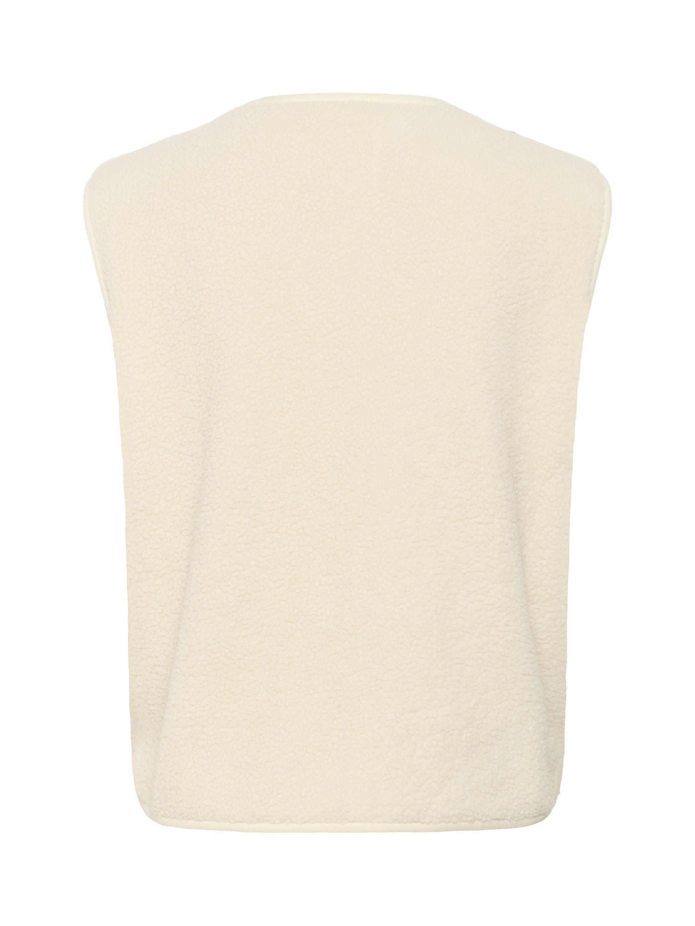 Product image 6 of 6, which shows Part Two Signy Boucle Waistcoat, Oatmeal, 8