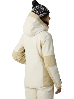The North Face Lenado Slim Fit Waterproof Ski Jacket, White Dune/Gravel - view 2, White Dune/Gravel
