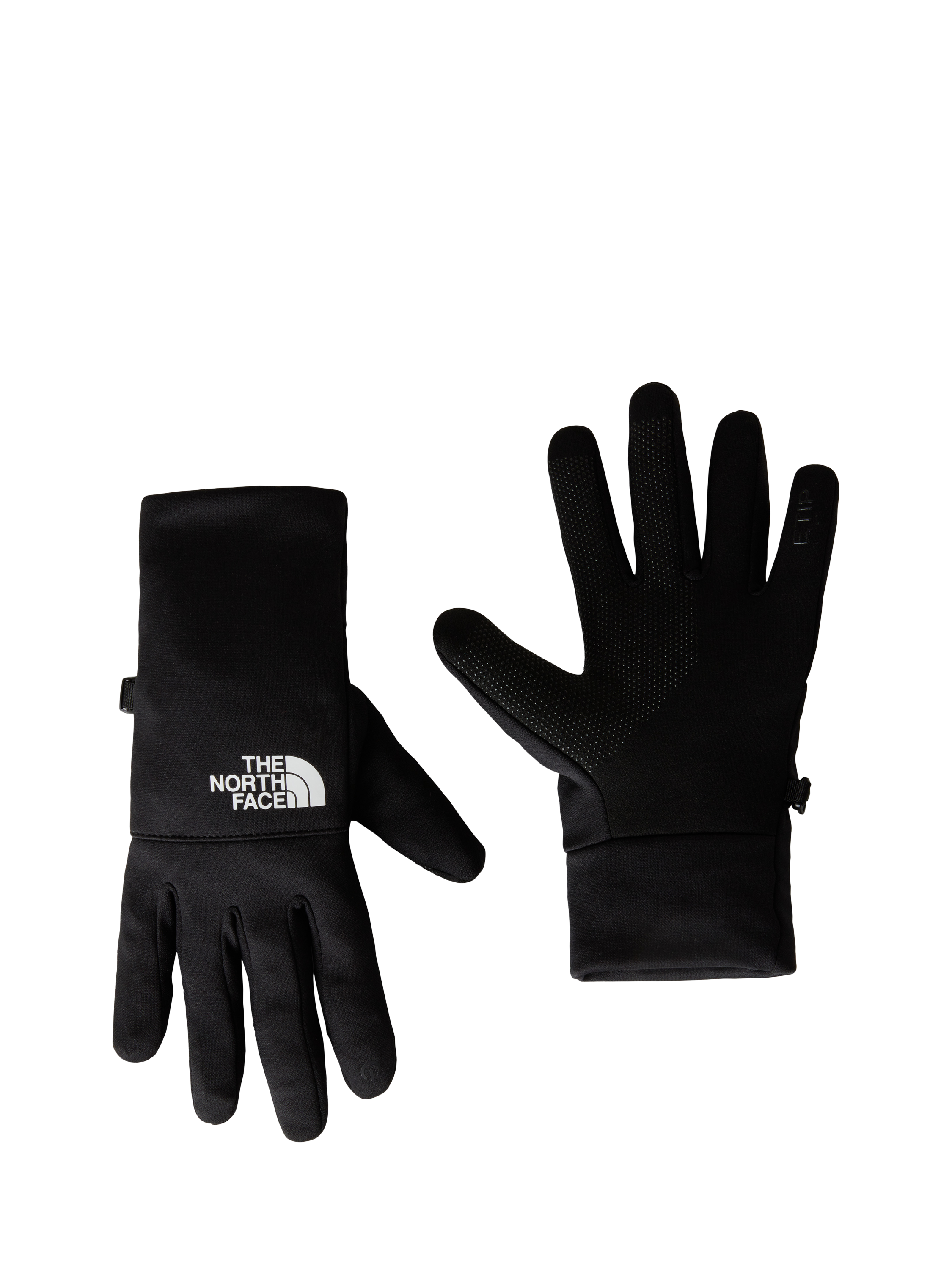 Product image 1 of 4, which shows The North Face Etip™ Logo Gloves, Black, S