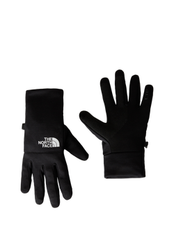 The North Face Etip™ Logo Gloves, Black, Black
