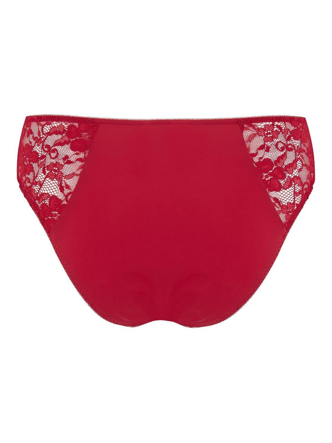 Product image 5 of 5, which shows Pour Moi Rebel High Leg Brief, Red, 8