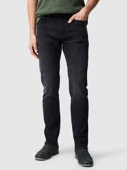 Rodd & Gunn Cotton Blend Regular Denim Jeans, Used Black, Used Black