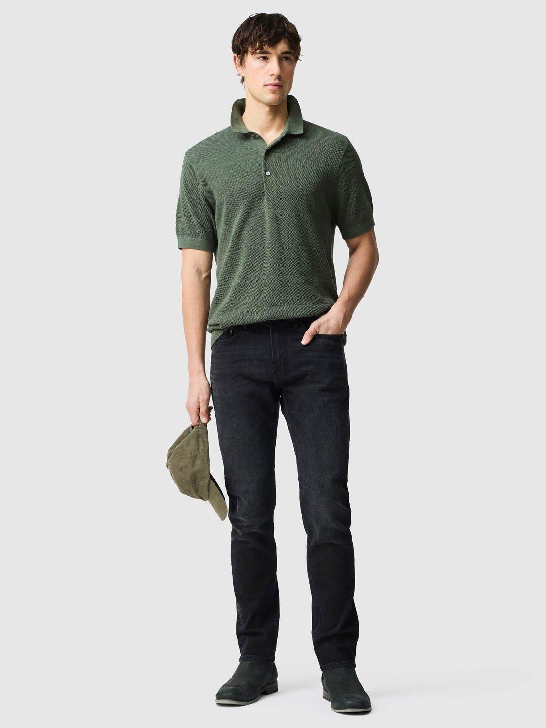 Product image 2 of 7, which shows Rodd & Gunn Cotton Blend Regular Denim Jeans, Used Black, 28R