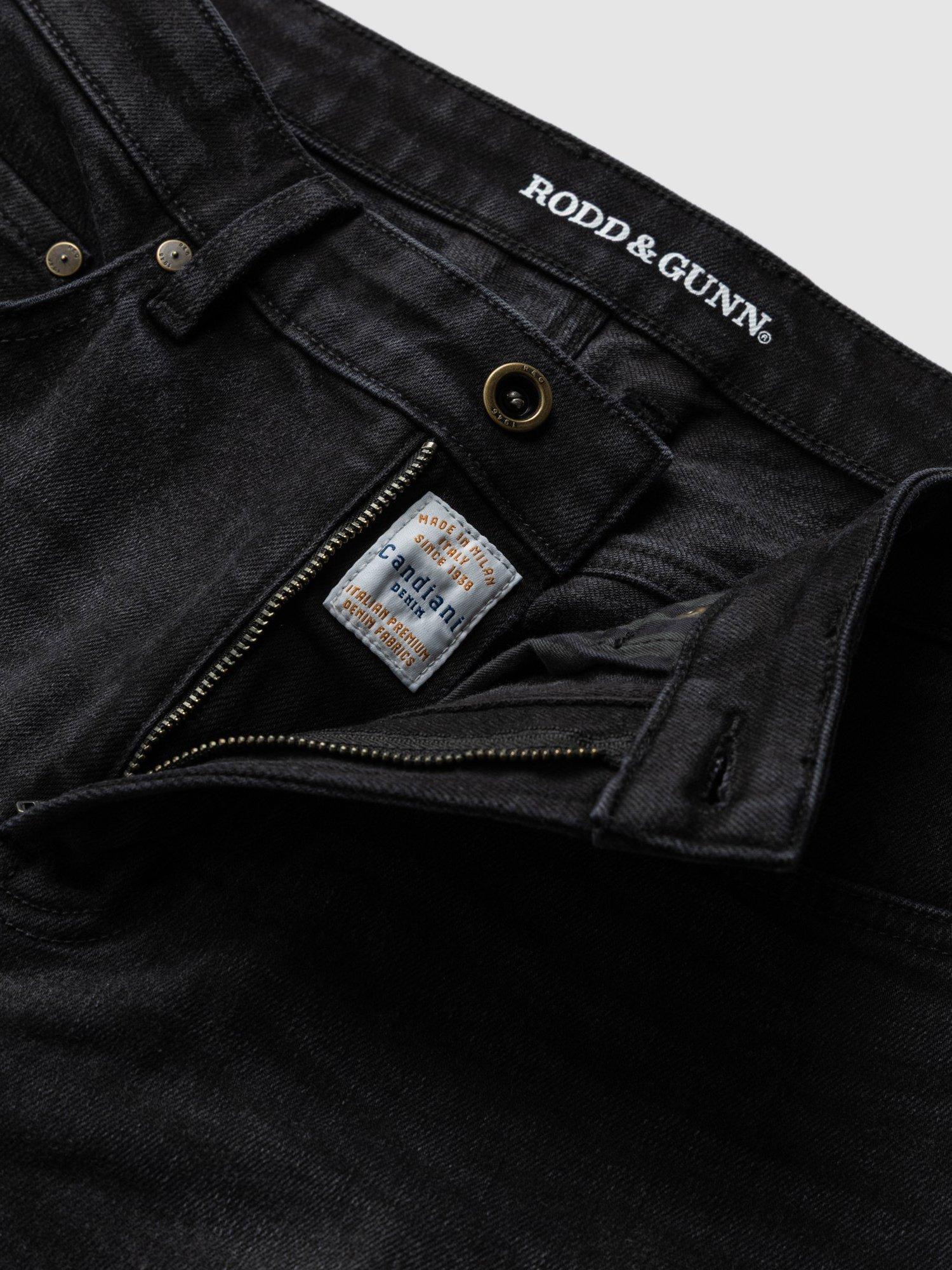 Product image 7 of 7, which shows Rodd & Gunn Cotton Blend Regular Denim Jeans, Used Black, 28R