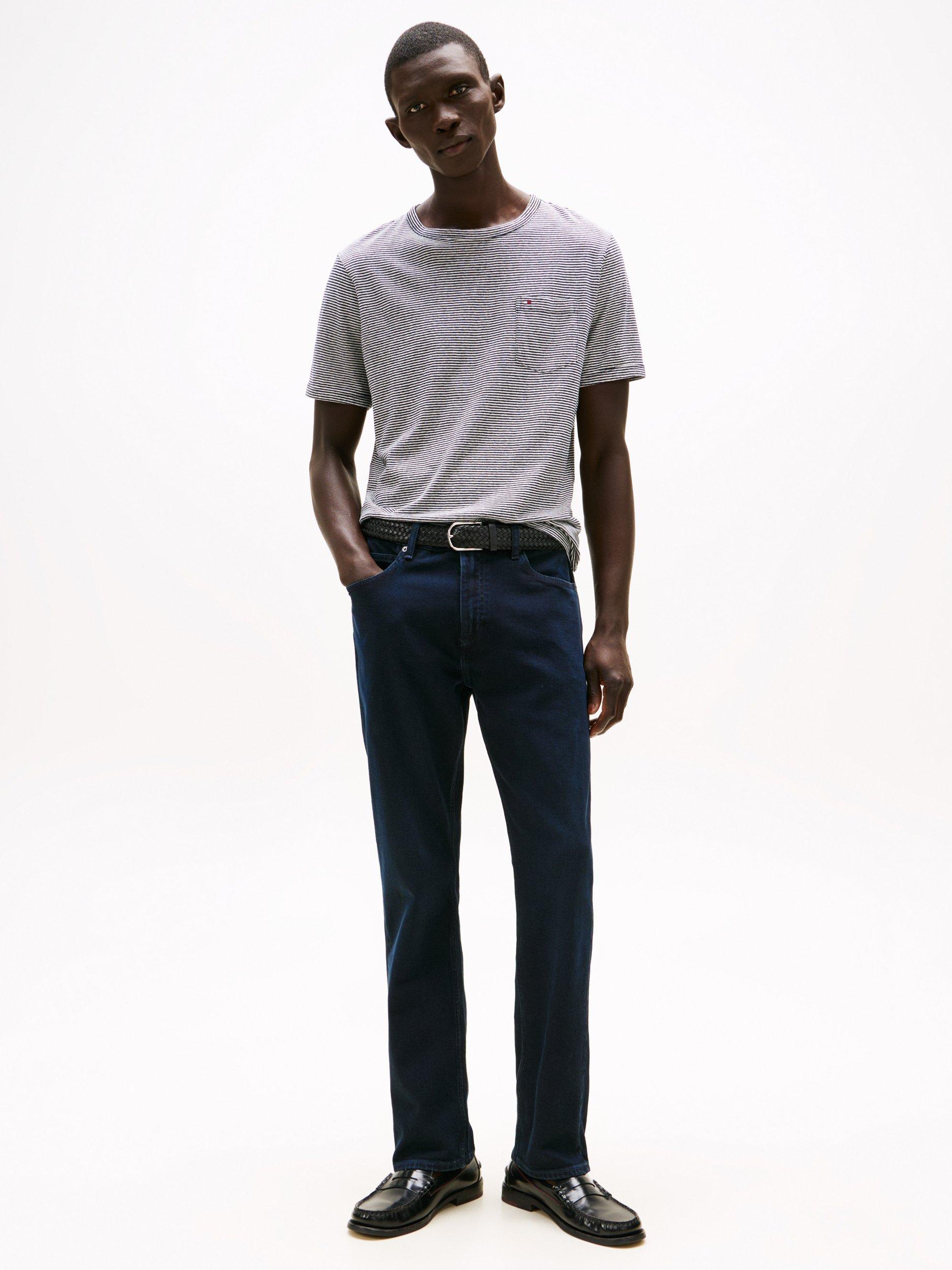 Product image 1 of 5, which shows Tommy Hilfiger Mercer Straight Jeans, Night Blue, W36/L34