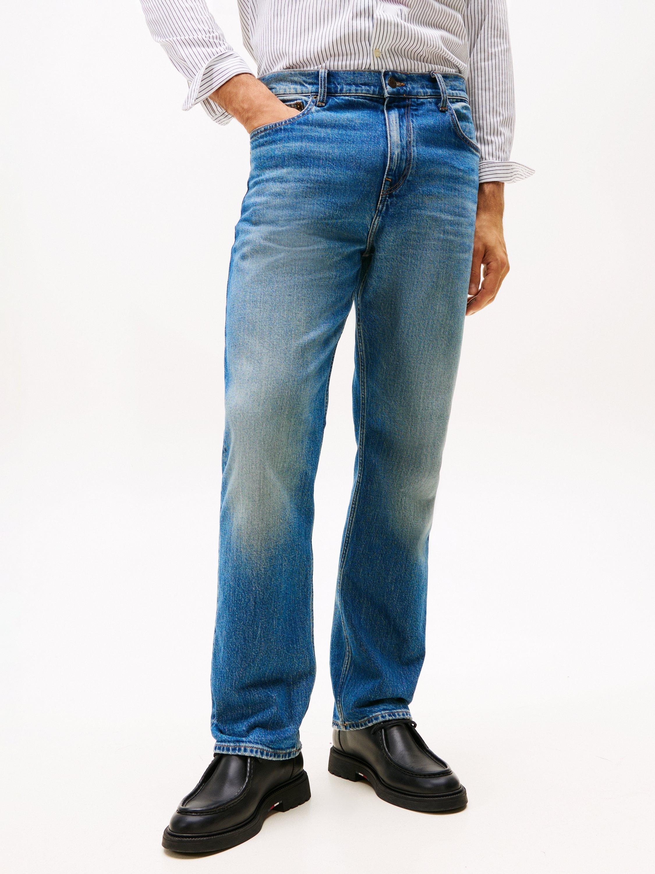 Product image 4 of 5, which shows Tommy Hilfiger River Straight Jeans, Sanford Blue, W34/L32