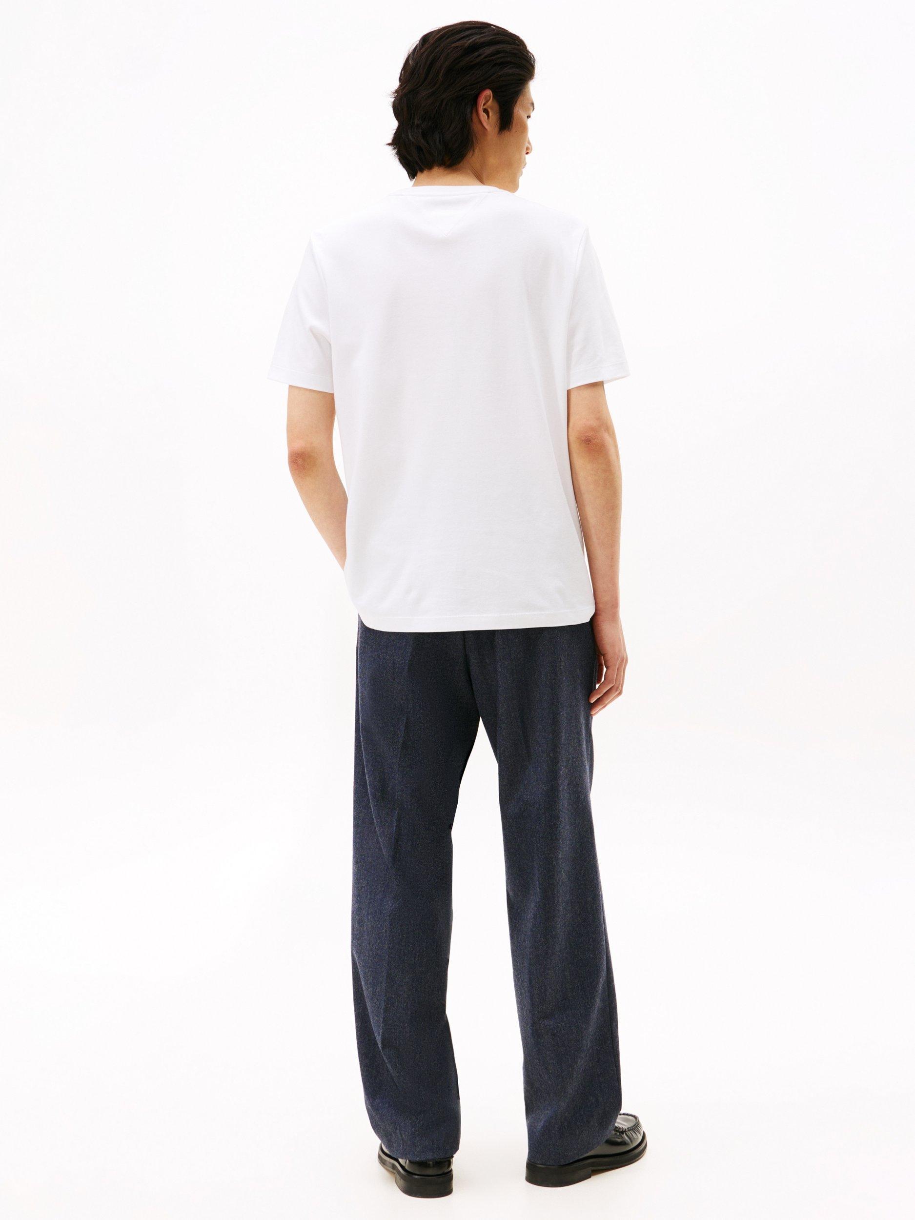 Product image 2 of 5, which shows Tommy Hilfiger Interlock Cotton T-Shirt, White, XXL