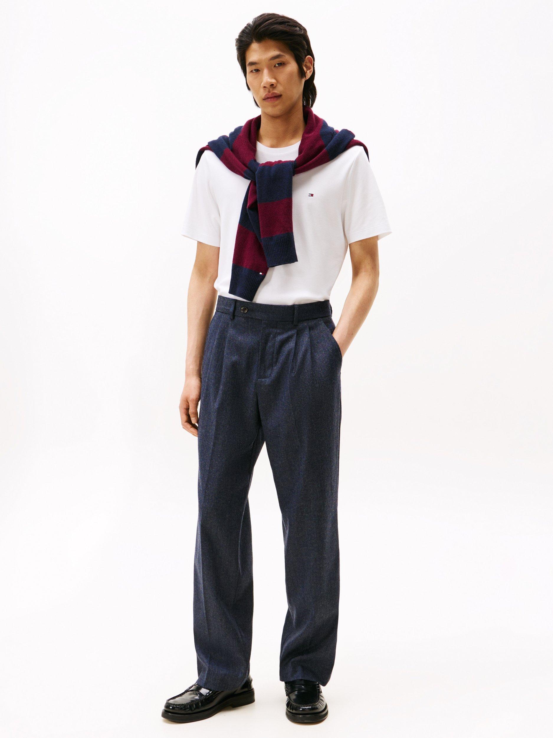 Product image 3 of 5, which shows Tommy Hilfiger Interlock Cotton T-Shirt, White, XXL