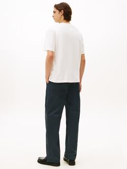 Tommy Hilfiger Crest Embroidery Cotton T-Shirt - view 2, Ecru