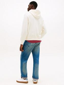 Tommy Hilfiger Herald Skyline Cotton Hoodie - view 2, Ivory Petal