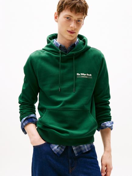 Tommy Hilfiger Herald Cotton Hoodie, Ornamental Green
