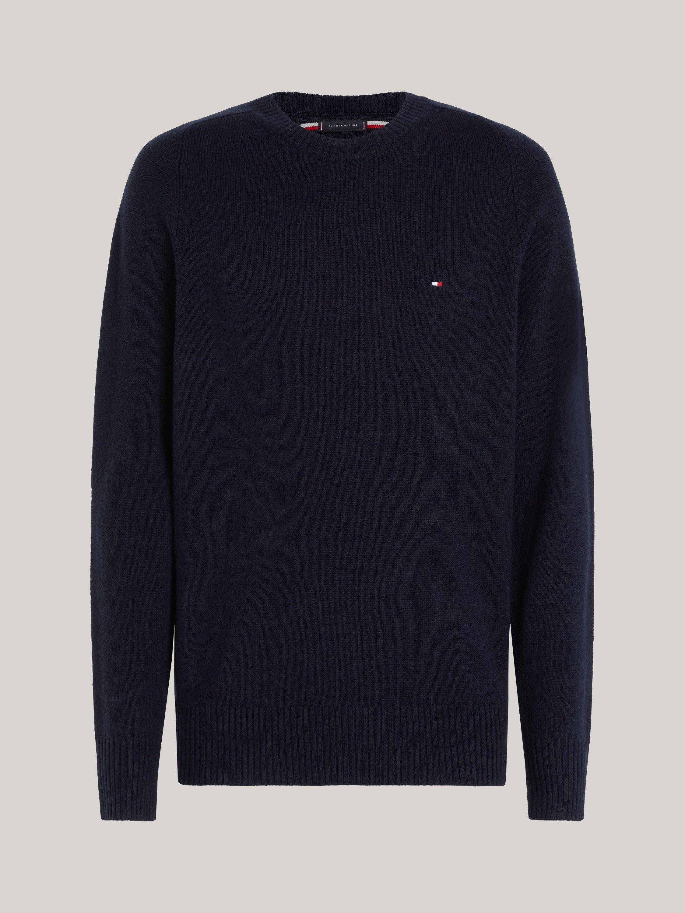 Product image 6 of 6, which shows Tommy Hilfiger Wool Crew Neck Jumper, Desert Sky, S