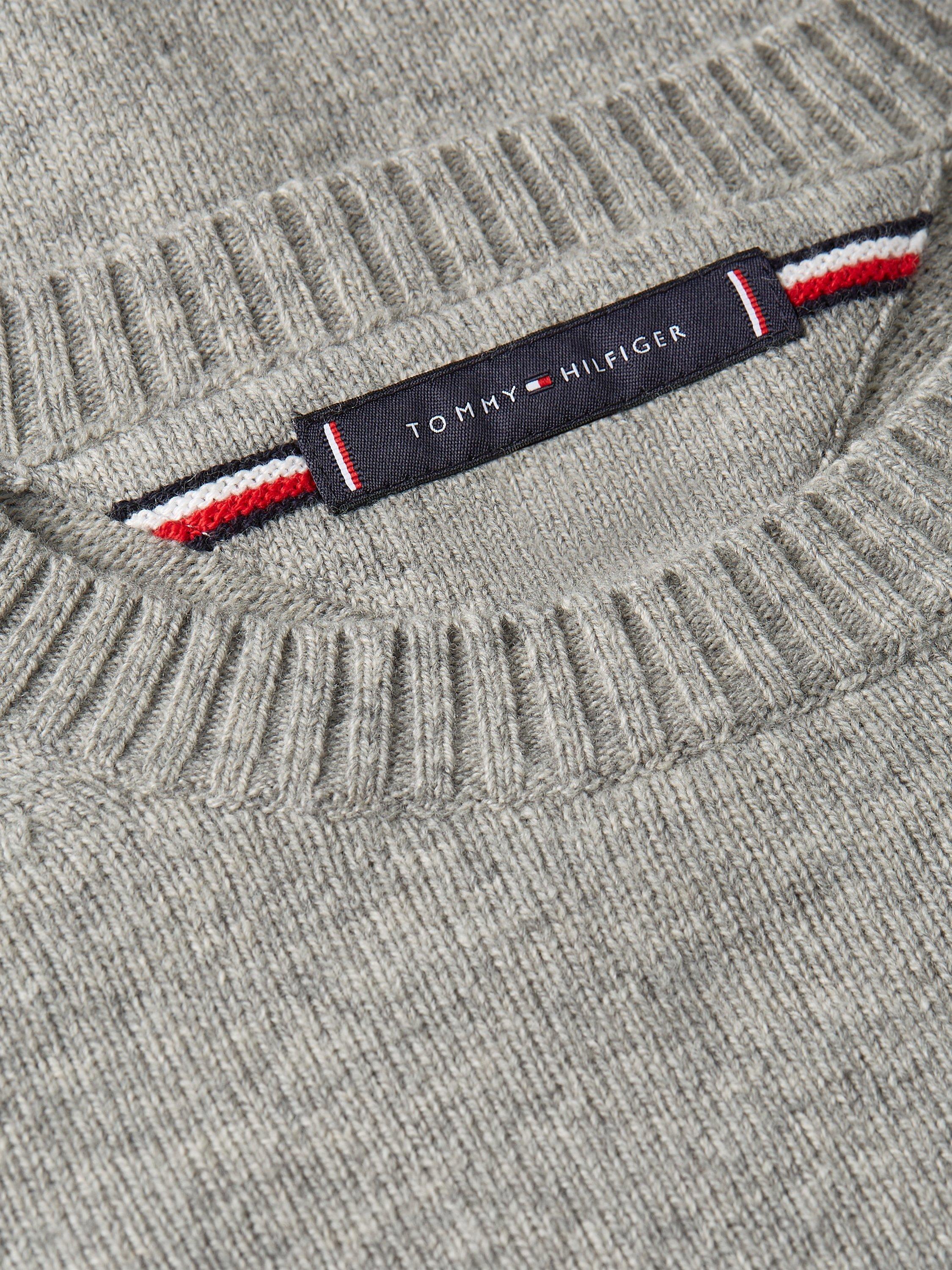 Product image 5 of 6, which shows Tommy Hilfiger Wool Crew Neck Jumper, Light Grey, XS