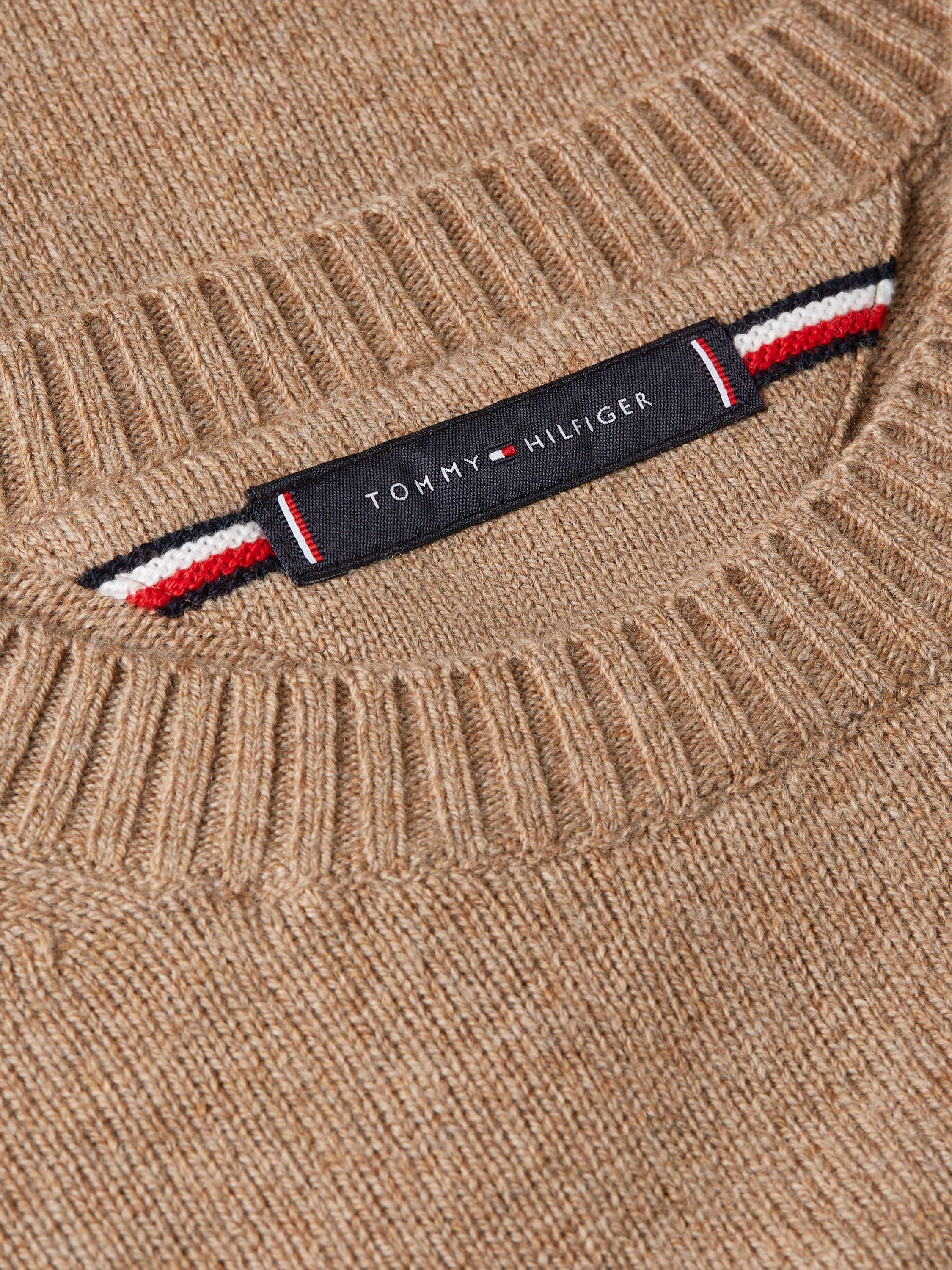Product image 5 of 6, which shows Tommy Hilfiger Wool Crew Neck Jumper, Canvas, XS