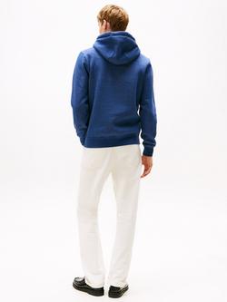 Tommy Hilfiger Fleece Drawstring Hoodie - view 2, Aegean Sea