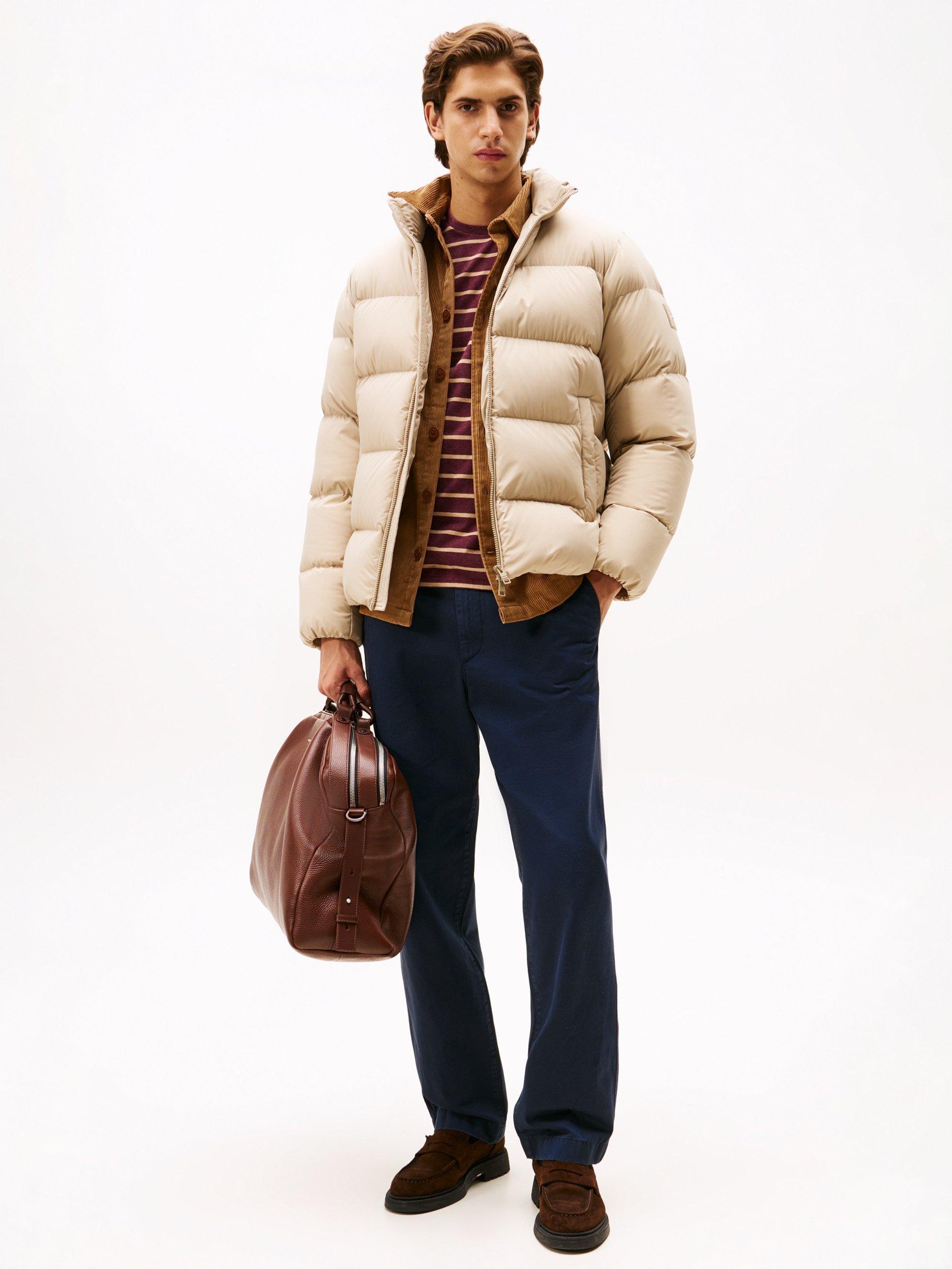 Product image 5 of 5, which shows Tommy Hilfiger Puffer Jacket, Sandalwood, XS
