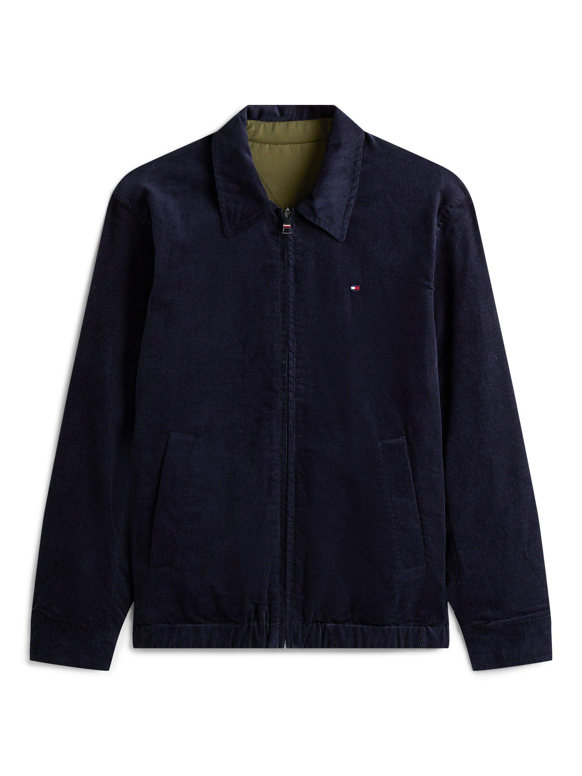 Product image 4 of 7, which shows Tommy Hilfiger Cotton Reversible Harrington Jacket, Desert Sky, S