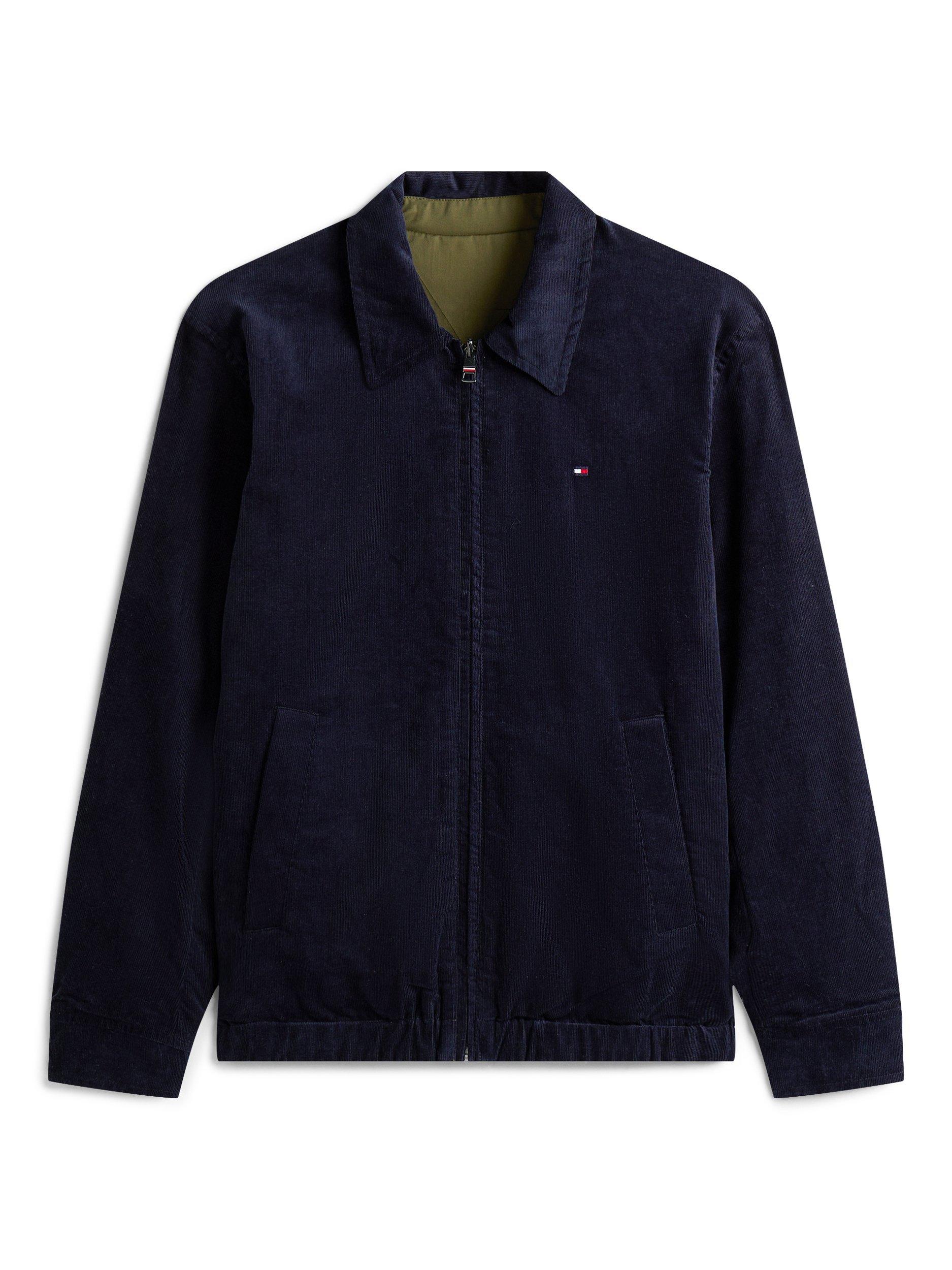 Product image 5 of 7, which shows Tommy Hilfiger Cotton Reversible Harrington Jacket, Desert Sky, S