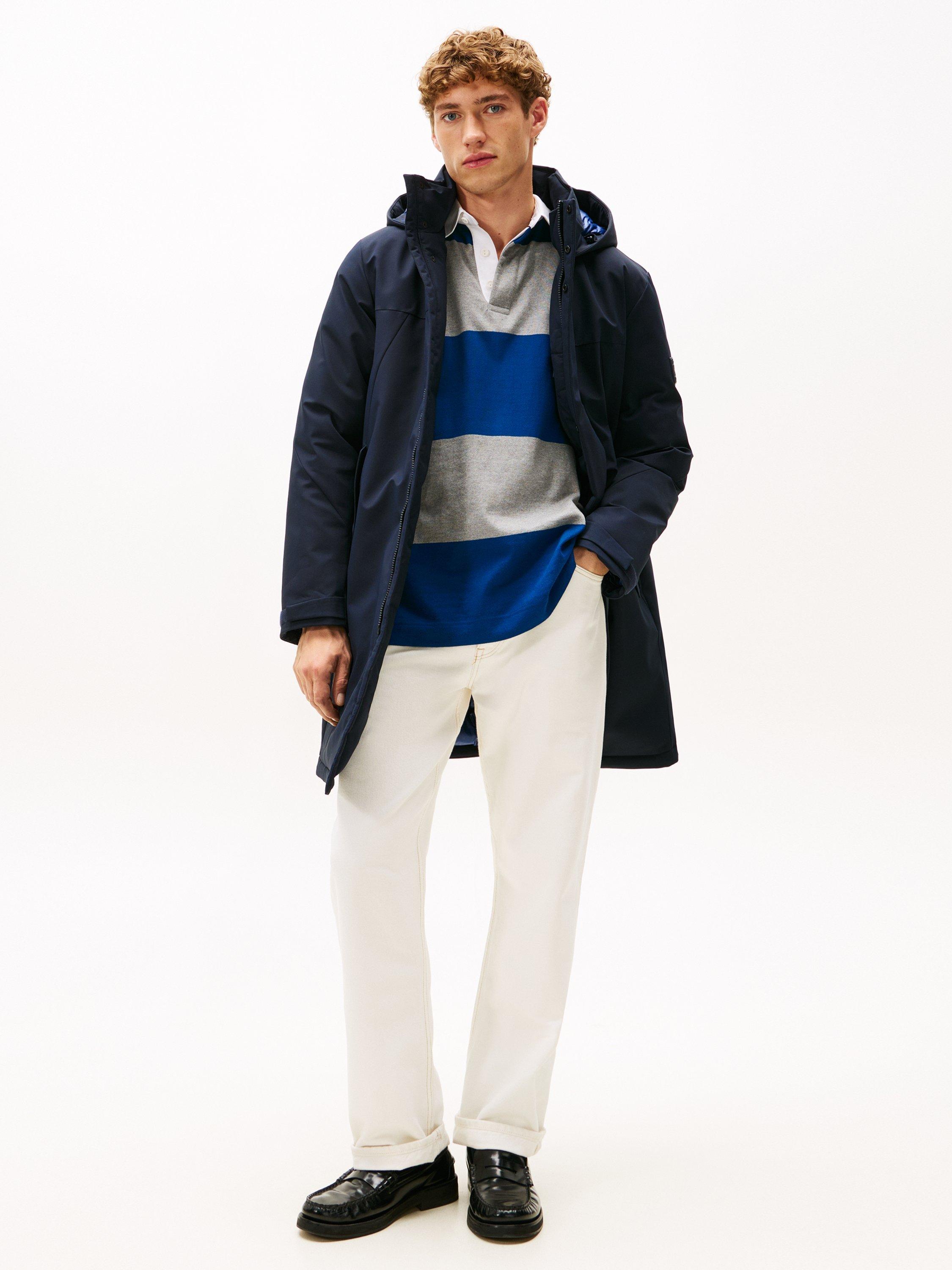 Product image 1 of 5, which shows Tommy Hilfiger Padded Performance Parka, Desert Sky, XS