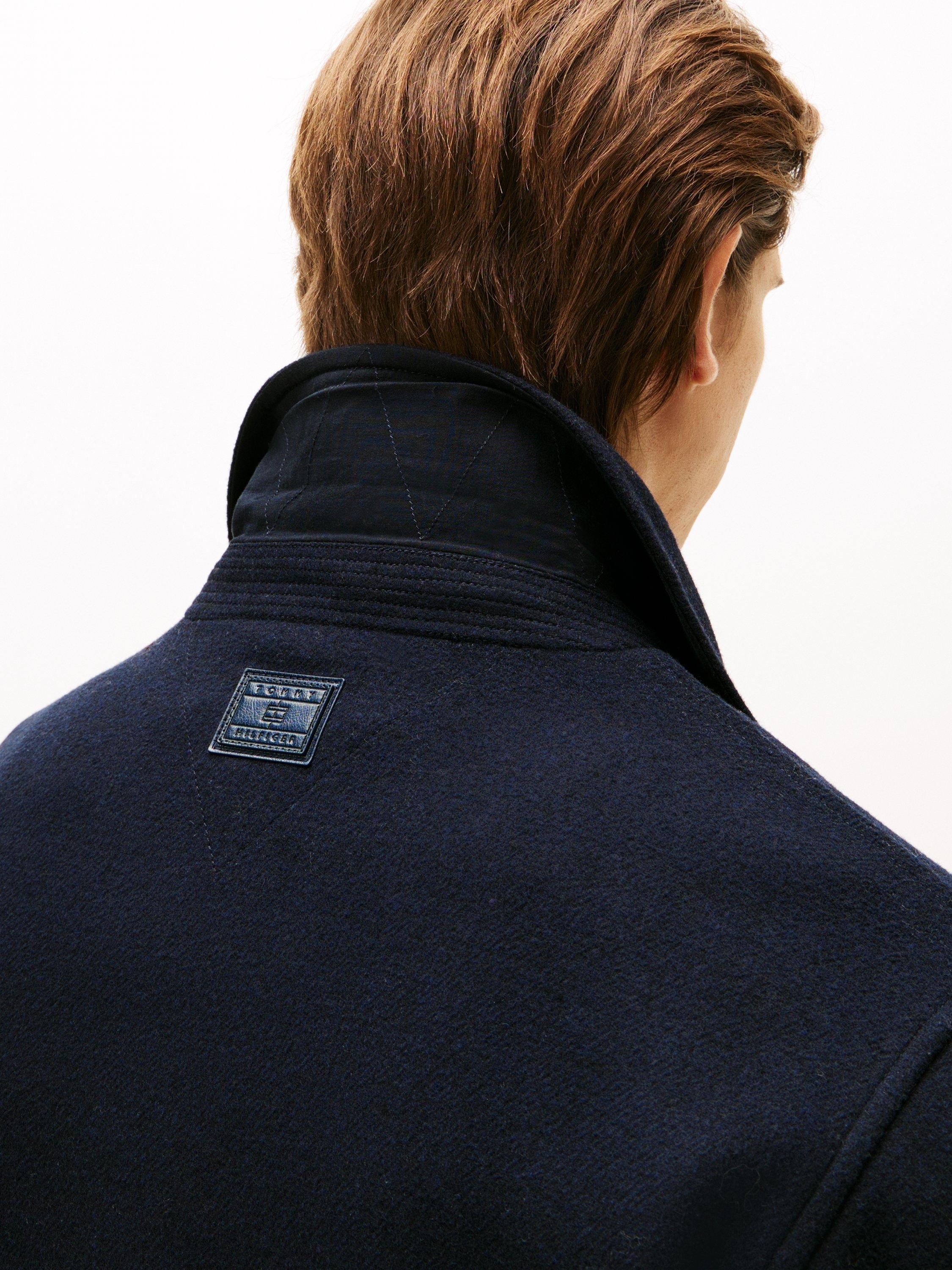 Product image 4 of 5, which shows Tommy Hilfiger Wool Blend Harrington Jacket, Desert Sky, S