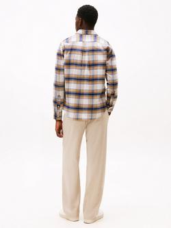 Tommy Hilfiger Hero Cotton Tartan Long Sleeve Shirt - view 2, Safari Canvas