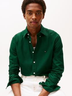 Tommy Hilfiger Regular Fit Button-Down Collar Oxford Shirt - view 2, Ornamental Green