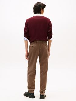 Tommy Hilfiger Harlem Cotton Tapered Trousers - view 2, Coastal Taupe Cord