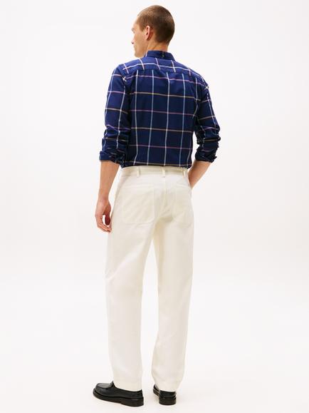 Tommy Hilfiger Murray Organic Cotton Straight Chinos Trousers - view 2, Ivory Silk