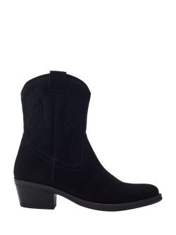 Moda in Pelle Bletchley Western Ankle Boot, Black