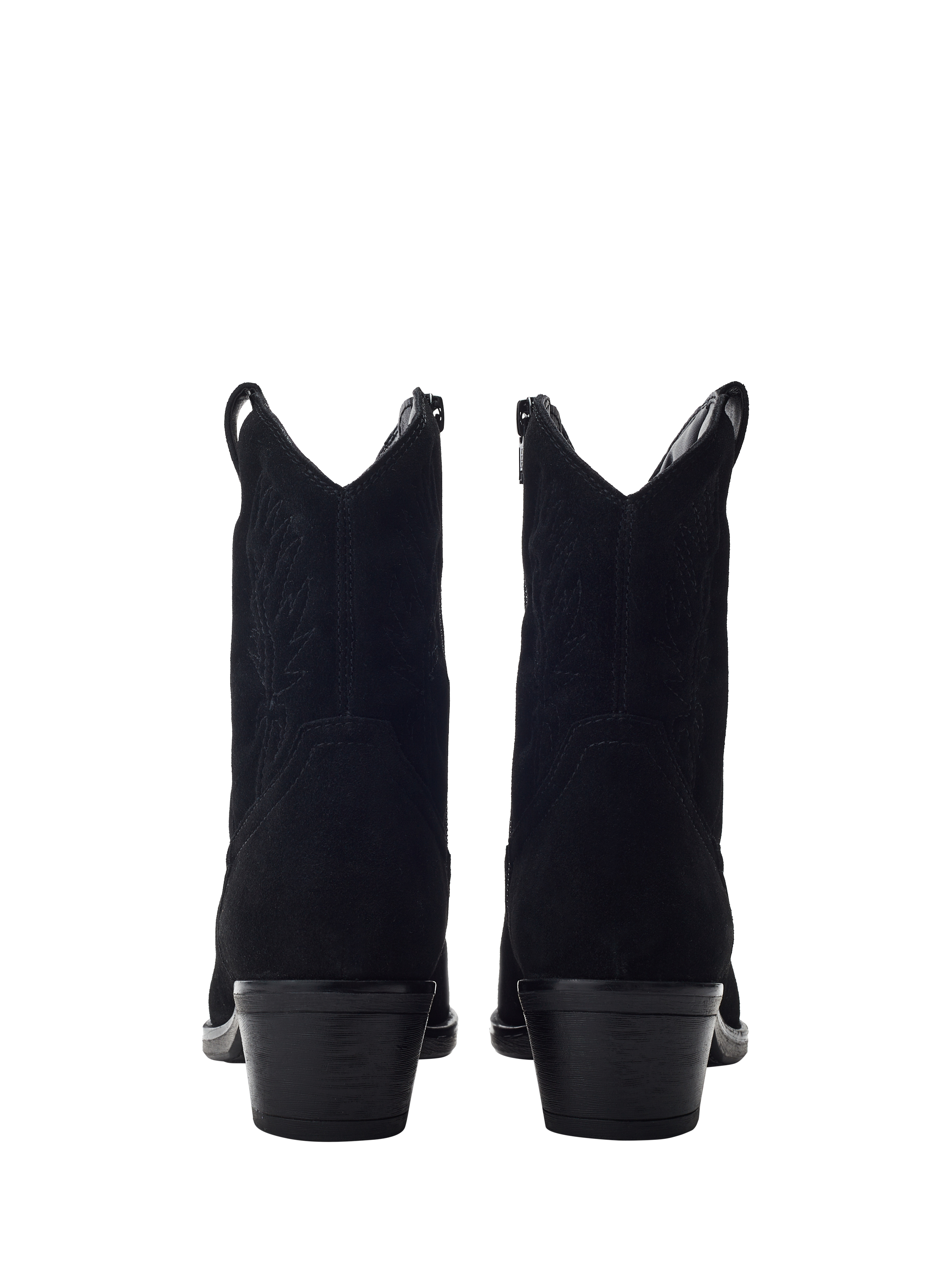 Product image 3 of 4, which shows Moda in Pelle Bletchley Western Ankle Boot, Black, 4