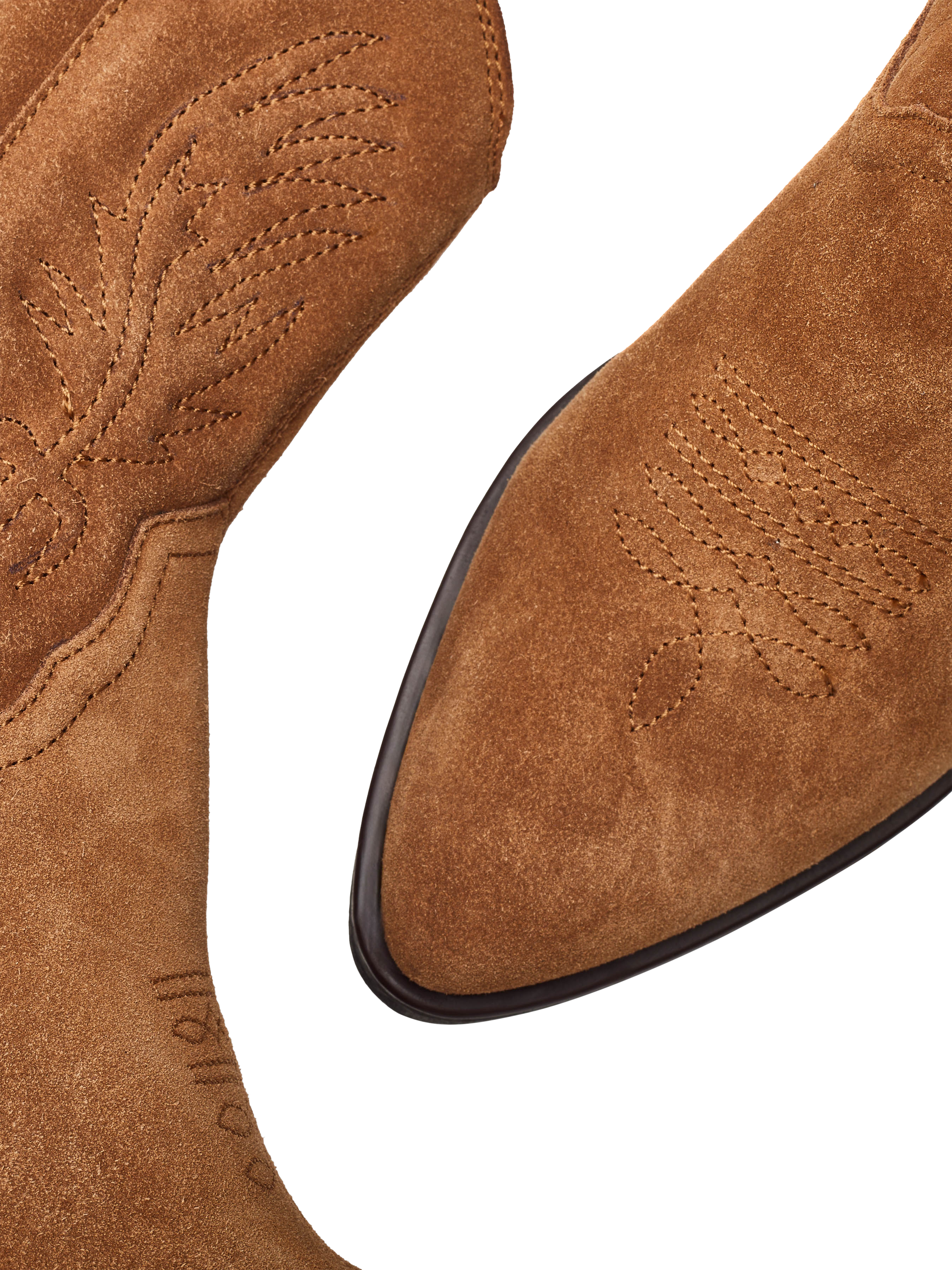 Product image 4 of 4, which shows Moda in Pelle Bletchley Western-Style Ankle Boots, Tan, 5