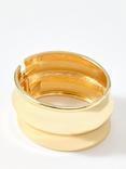 Mint Velvet Statement Ridge Cuff Bracelet