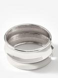 Mint Velvet Statement Ridge Cuff Bracelet, Silver