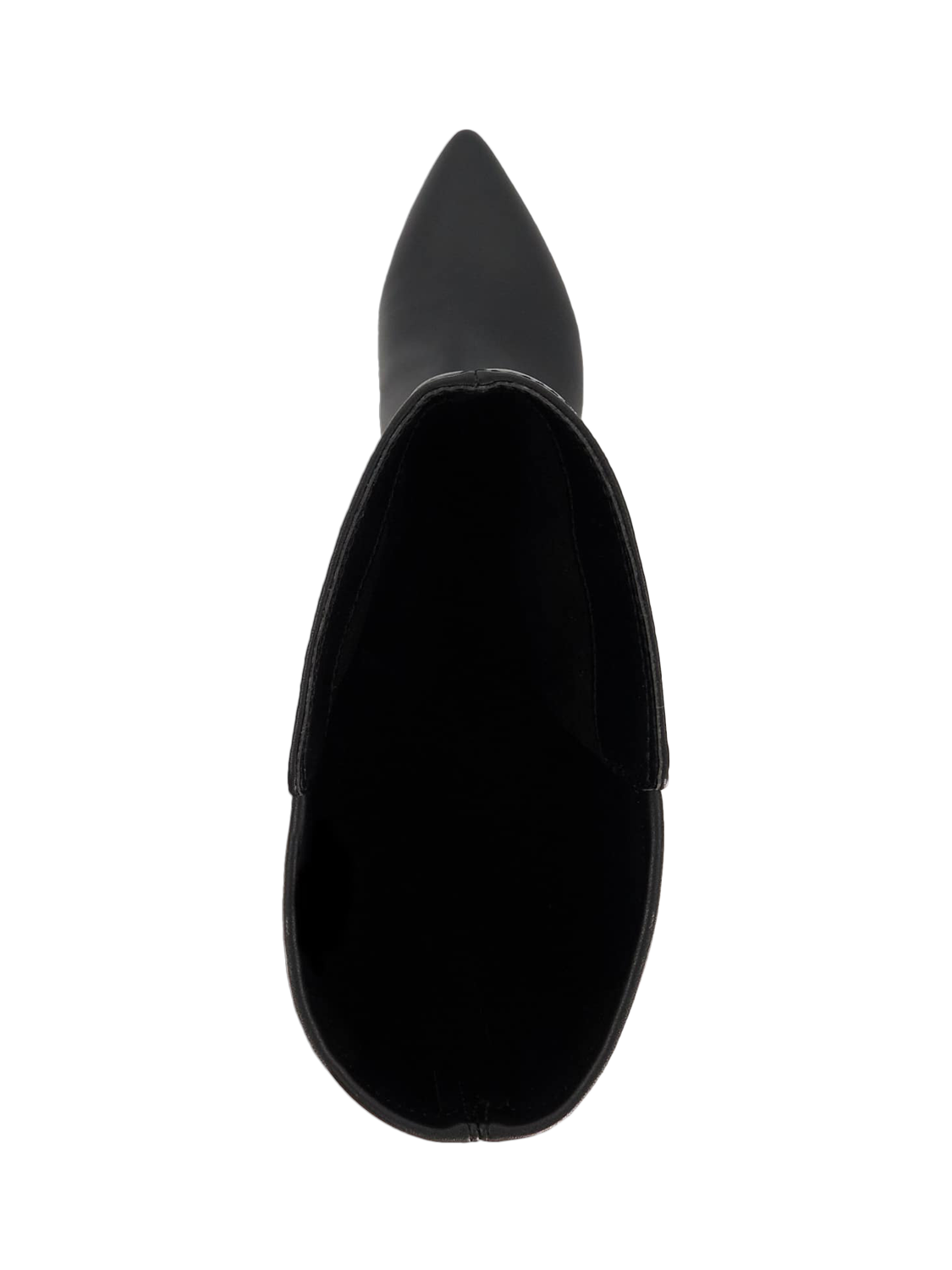 Product image 3 of 6, which shows Dune London Sera Leather Knee-High Kitten Heel Boots, Black, EU36