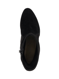 Dune London Okra Suede Ankle Boots, Black - view 2, Black